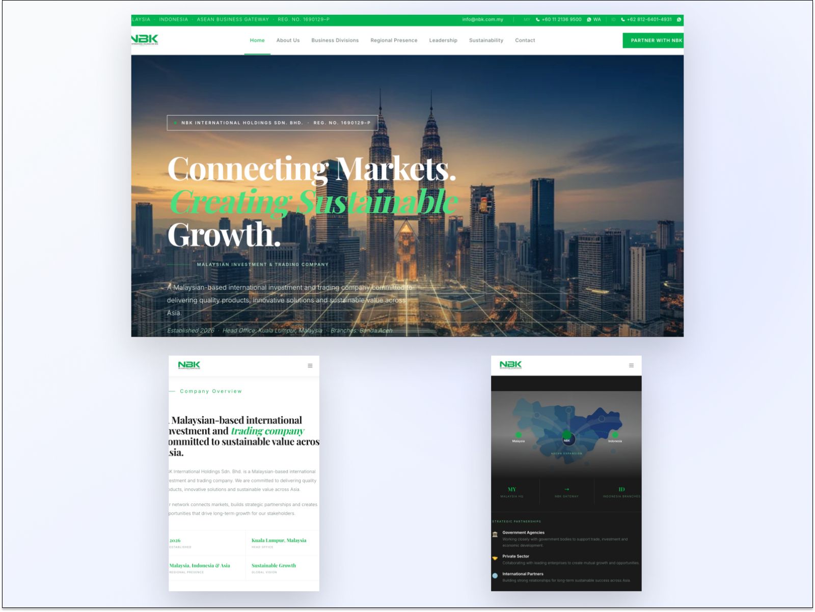 Custom AI-Native Corporate Web Development for NBK